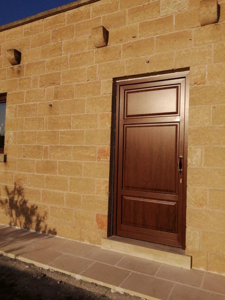 Porta blindata in legno