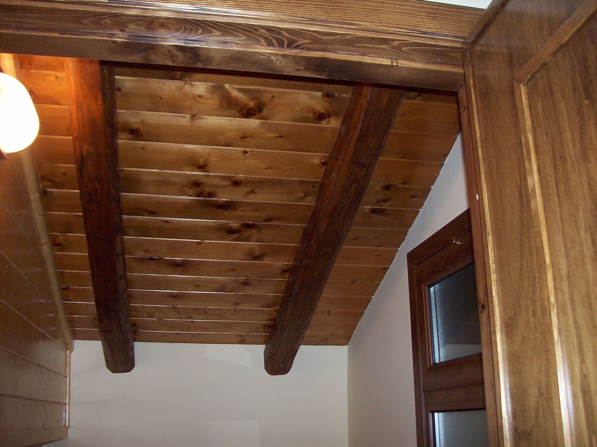 travi in legno a vista