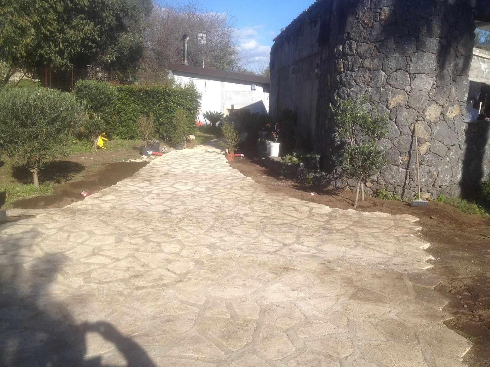 ristrutturazione vialetto