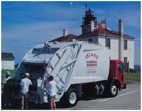 Rear-Loader Dump Truck — Jamestown, RI — Island Rubbish Services