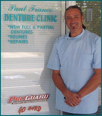 paul franco denture clinic doctor in front