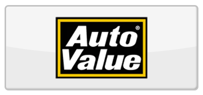 Auto Value logo in a white rectangle with a yellow border and black background.