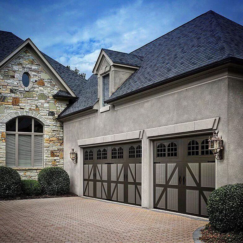 Residential House With Two Garage Doors