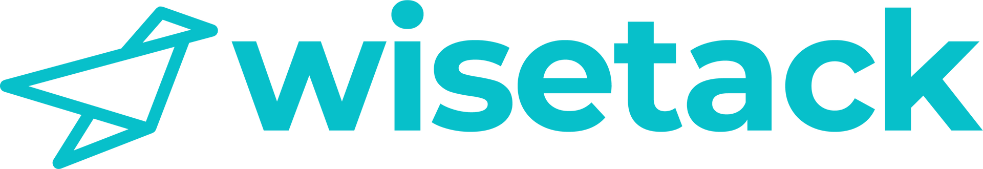 Wisetail logo with teal geometric icon and wordmark on white background