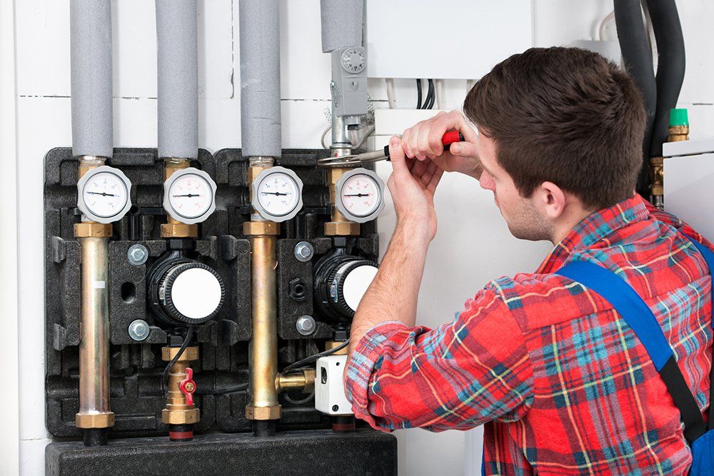 Plumbing — Fixing Heater Boiler in Tullahoma, TN