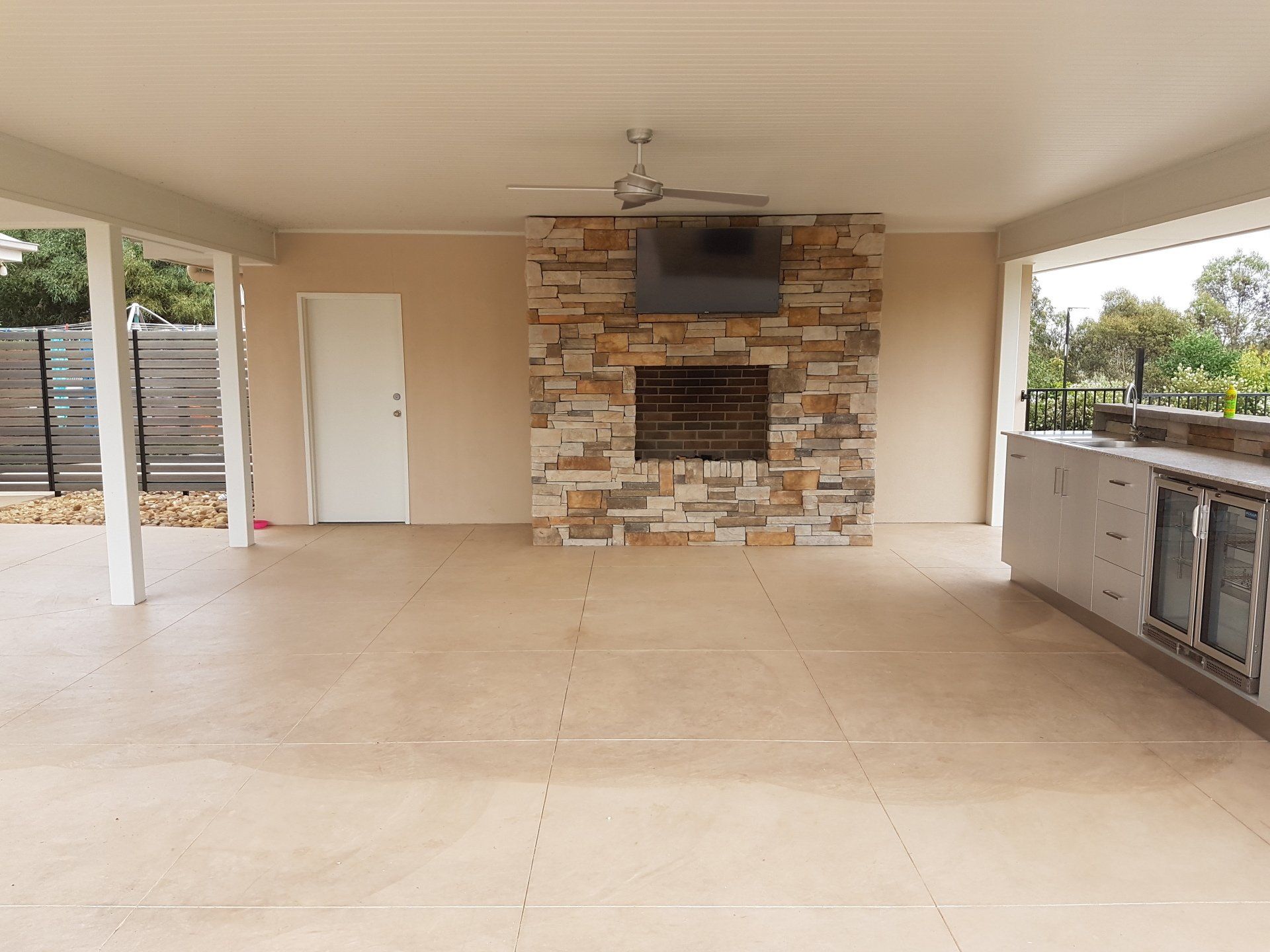 Entertainment area outside