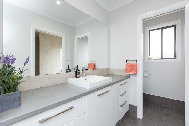 bath and bathroom sink