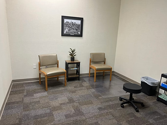 Additional angle of the lobby of Durrett’s Orthotics & Prosthetics in Lawrenceburg, IN