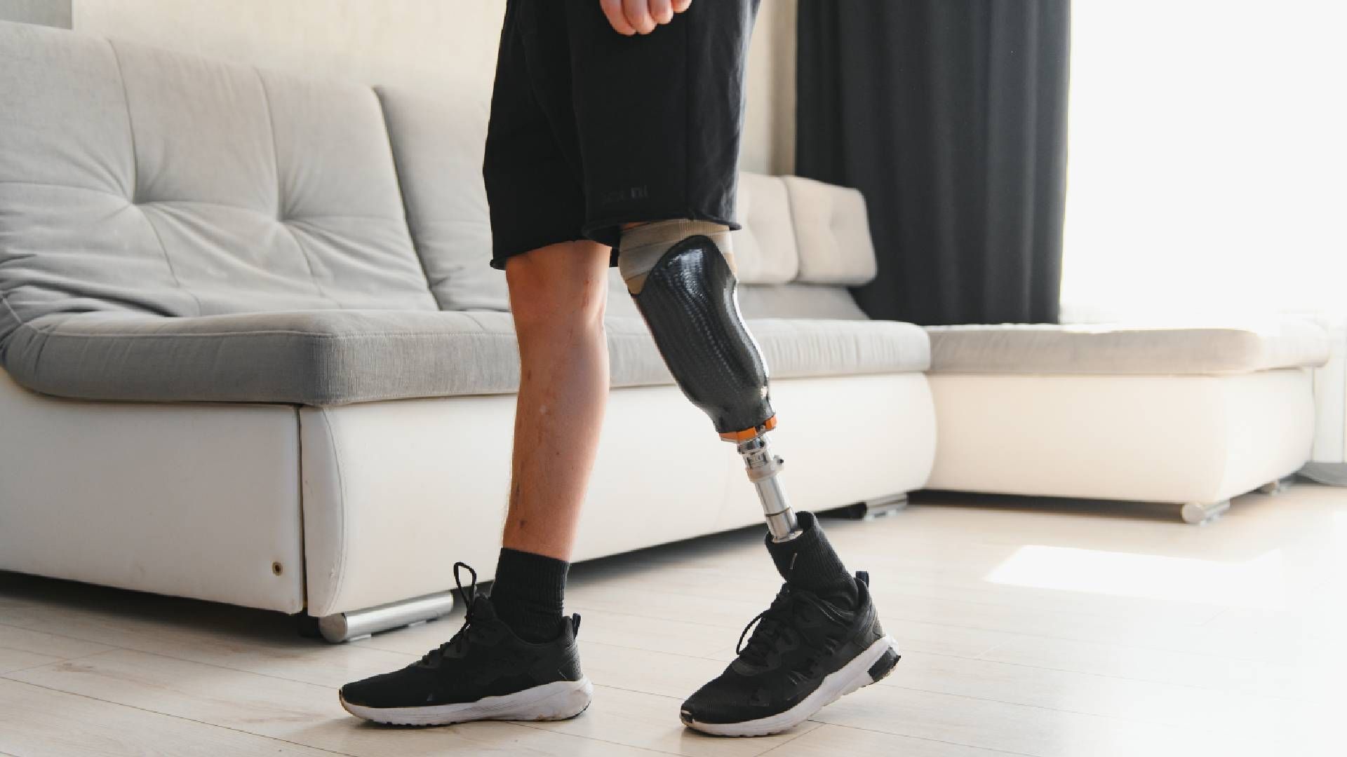 Man with lower limb prosthetic near Edgewood, KY, and Lawrenceburg, IN