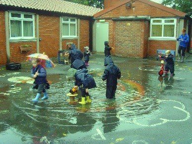 kids playing outside