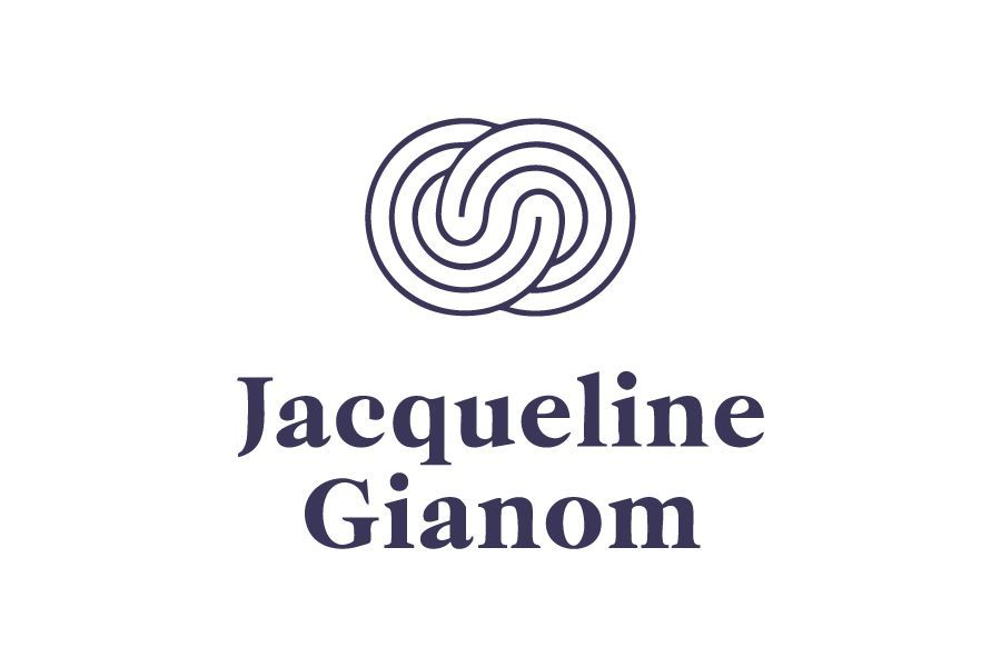 Ein Logo mit zwei Ringen in den Farben Dunkelviolett