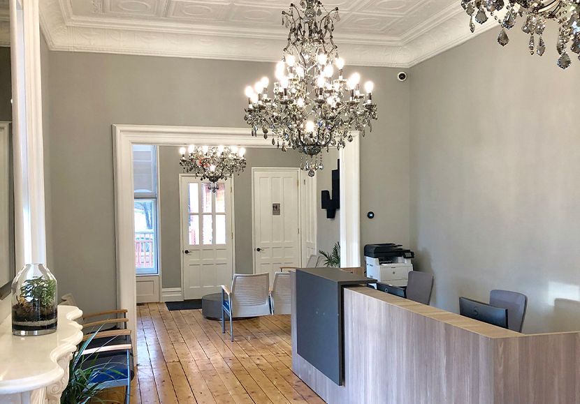 Reception area of Schoharie Dental