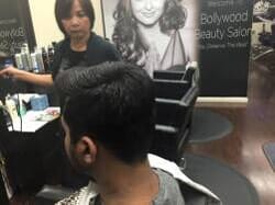 Man at a Hair Salon - Beauty Salon in Mountain View, CA