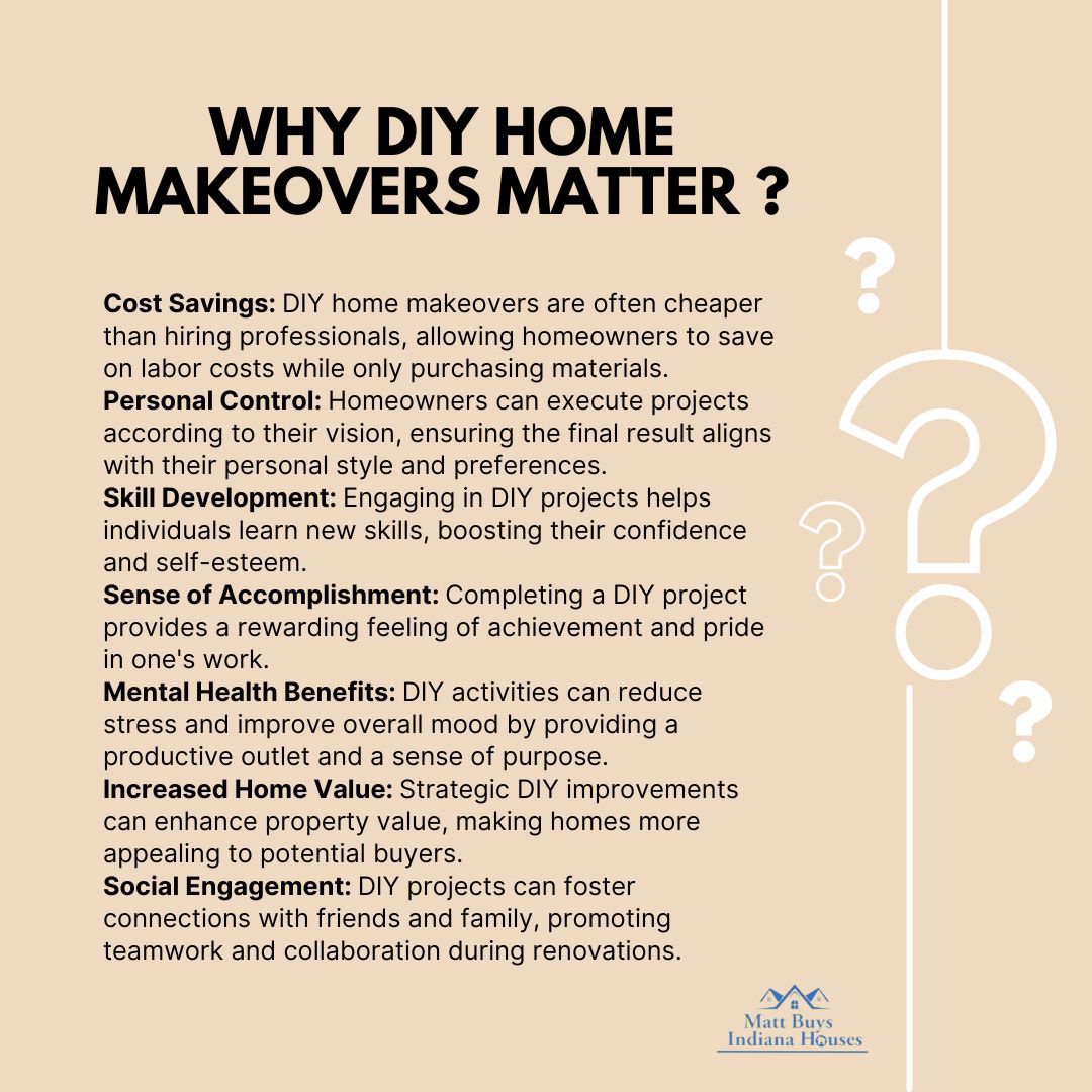 why DIY home makeovers matter ?