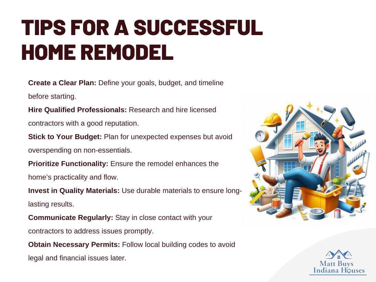 tips for a successful home remodel