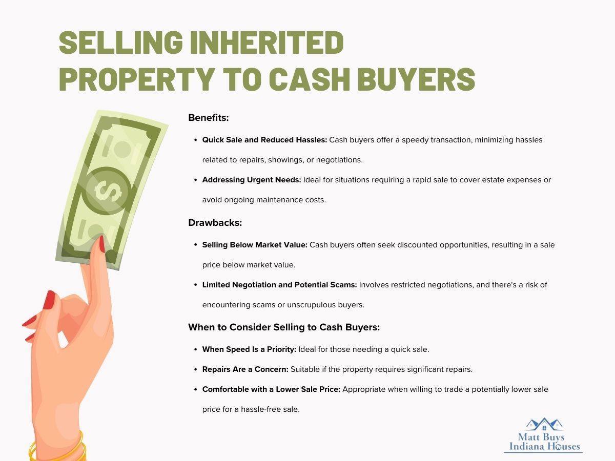 selling inherited property to cash buyers
