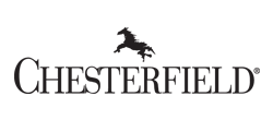 Chesterfield logo with a silhouette of a jumping horse above the text.