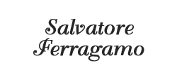 Salvatore Ferragamo logo in black text on white background.