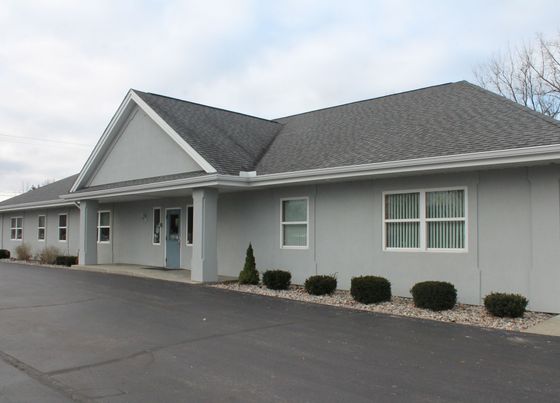 An office building for an optometrist near Saginaw, MI