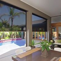 Blinds, Pool and Trees in background — Screens & Blinds in Thabeban, QLD