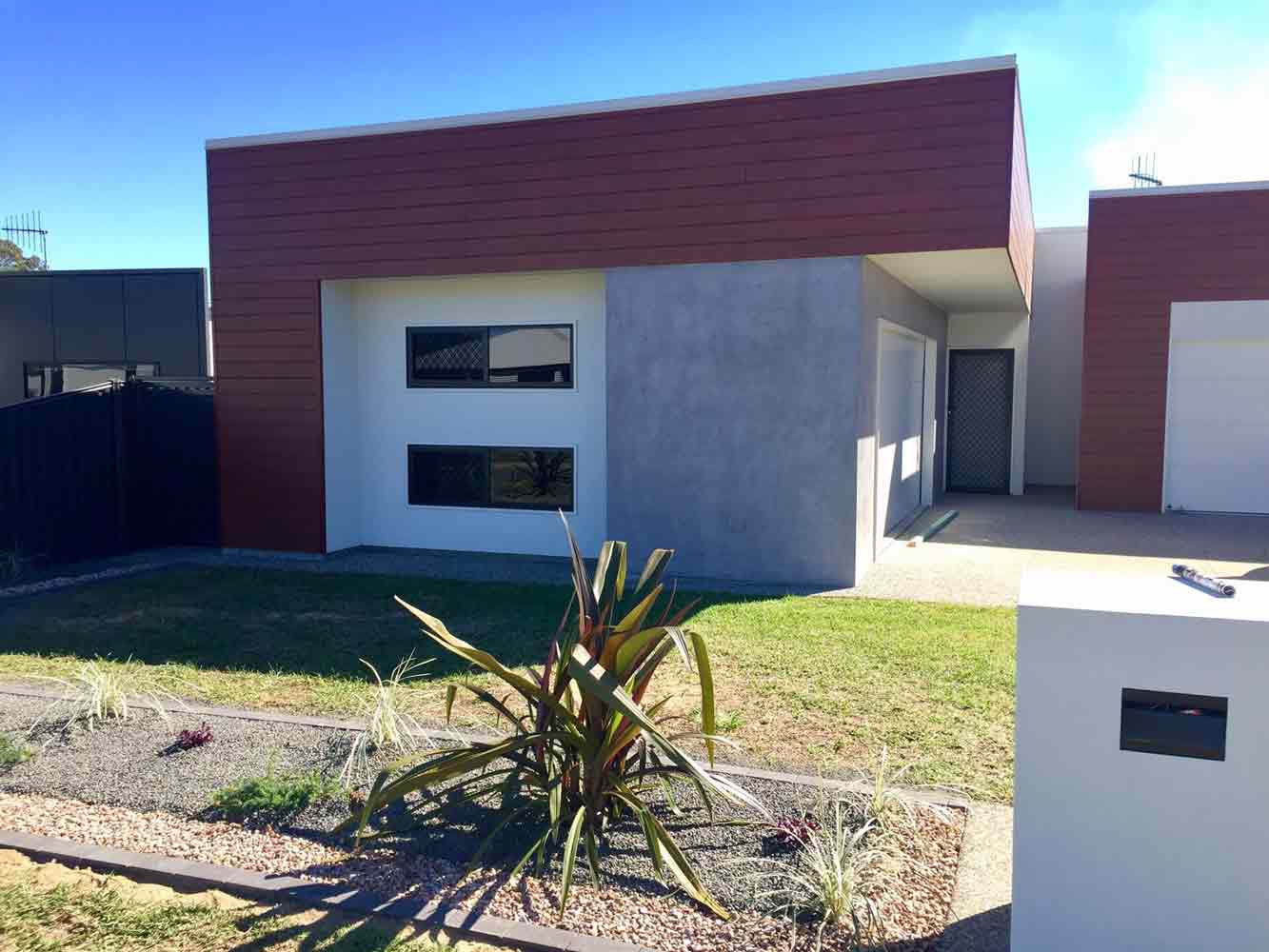 Modern style house — Screens & Blinds in Thabeban, QLD
