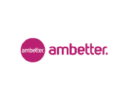 Ambetter logo: Pink circle with 