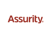 Assurity logo in brown on a white background.