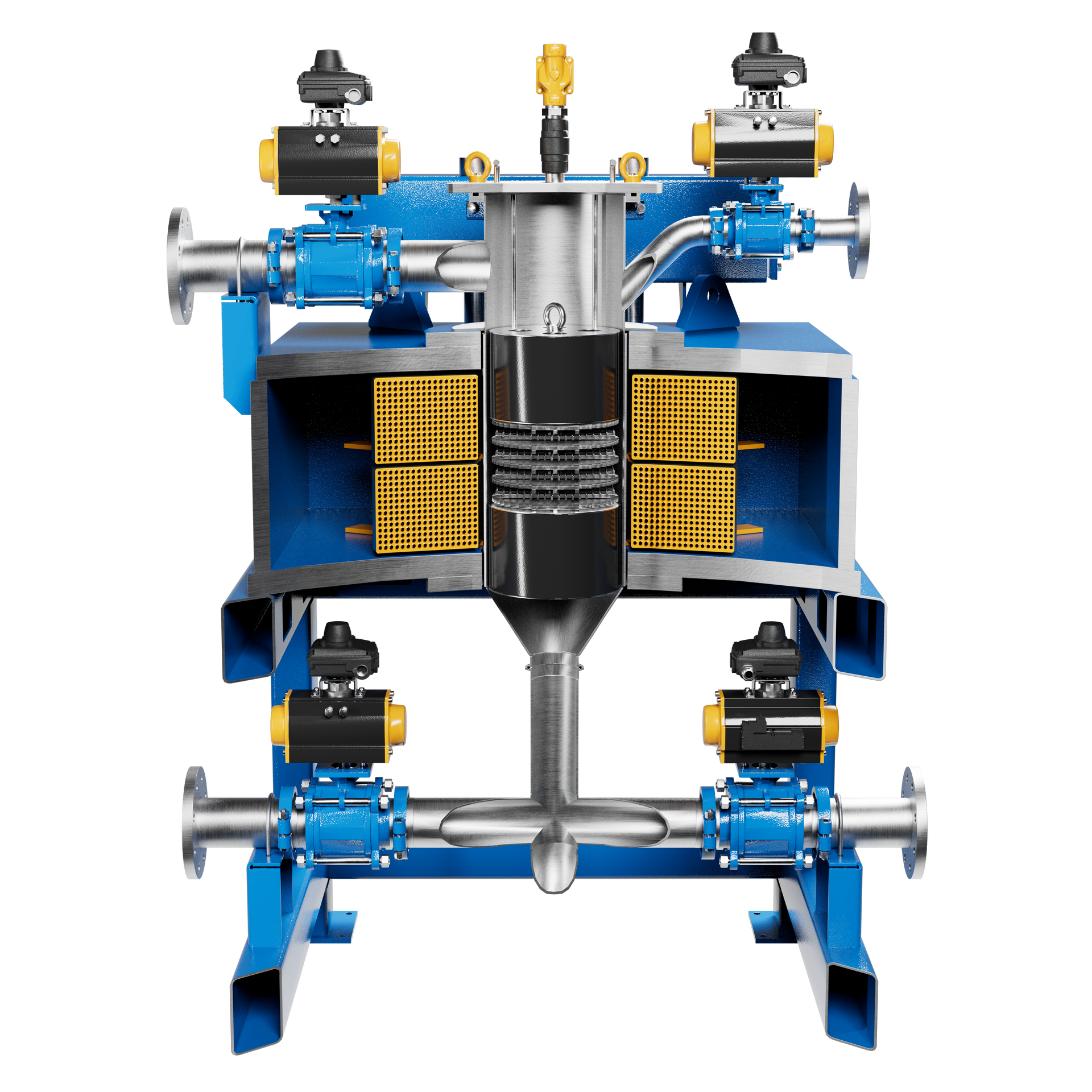 High Intensity Electromagnetic Filter - Front Cutaway