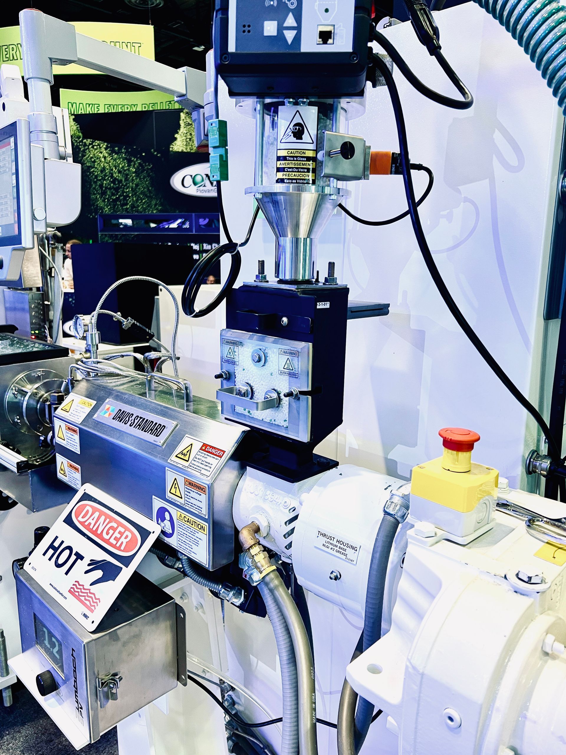 Plastics processing drawer filter magnet from Bunting