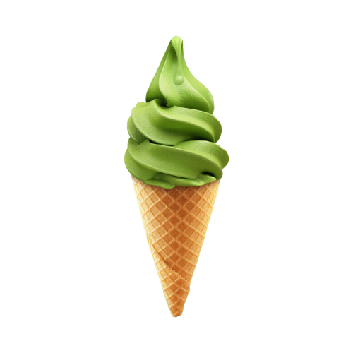 soft serve ice cream in a cone