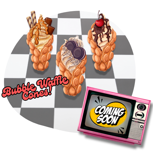 bubble waffle cones