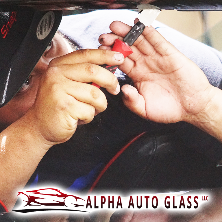 Checking the Car Frame for the Windshield - Redlands, CA - Alpha Auto Glass