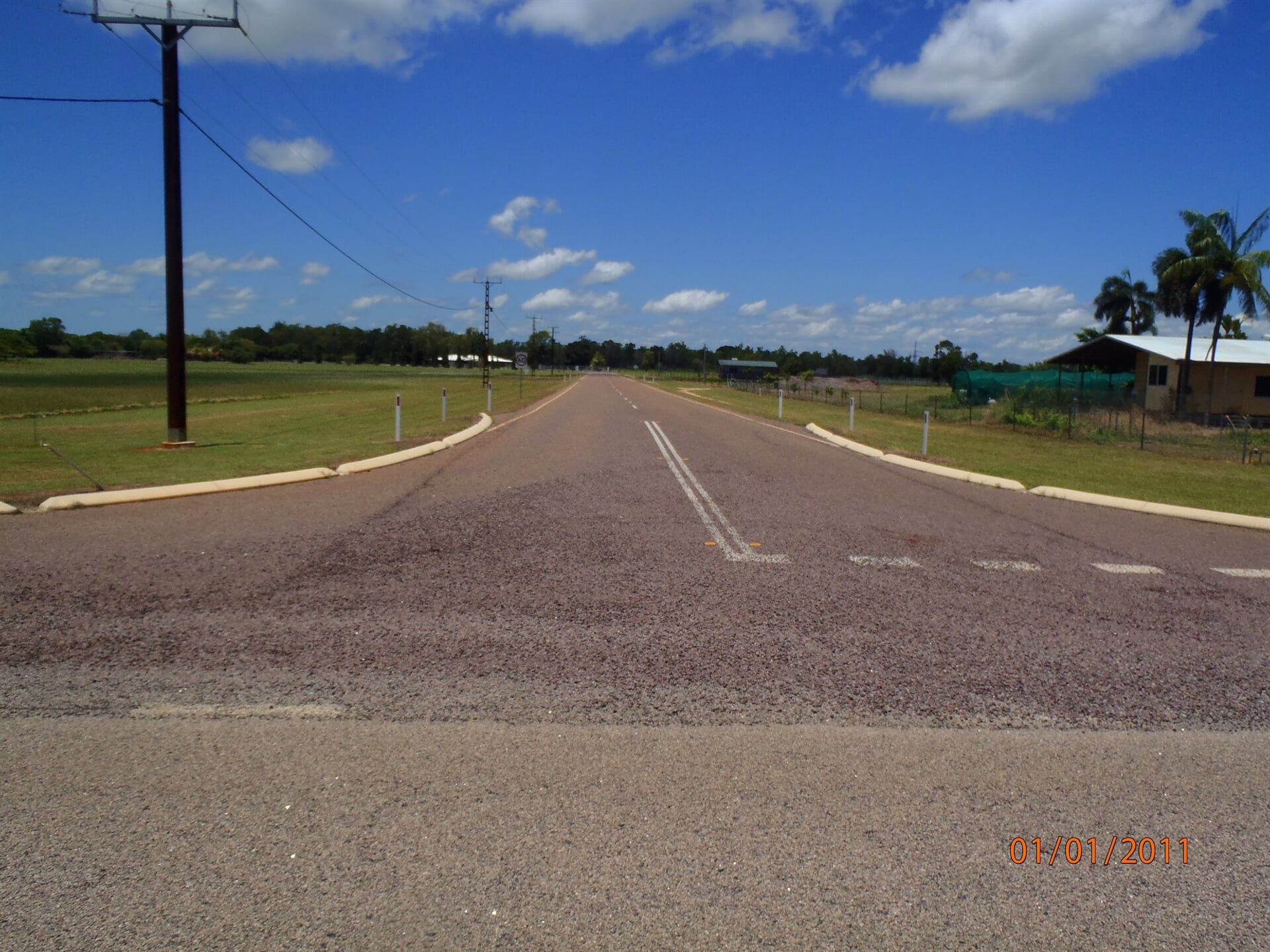 View Of An Empty Road — Lavercombe Quarries In Virginia, NT