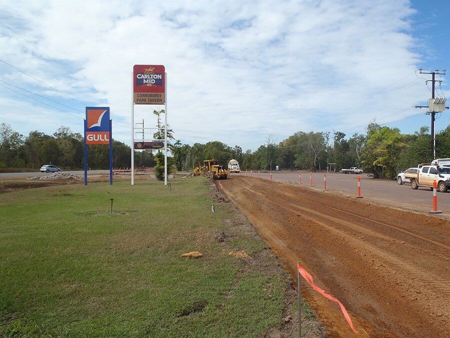 Highway Project Under Construction — Lavercombe Quarries In Virginia, NT