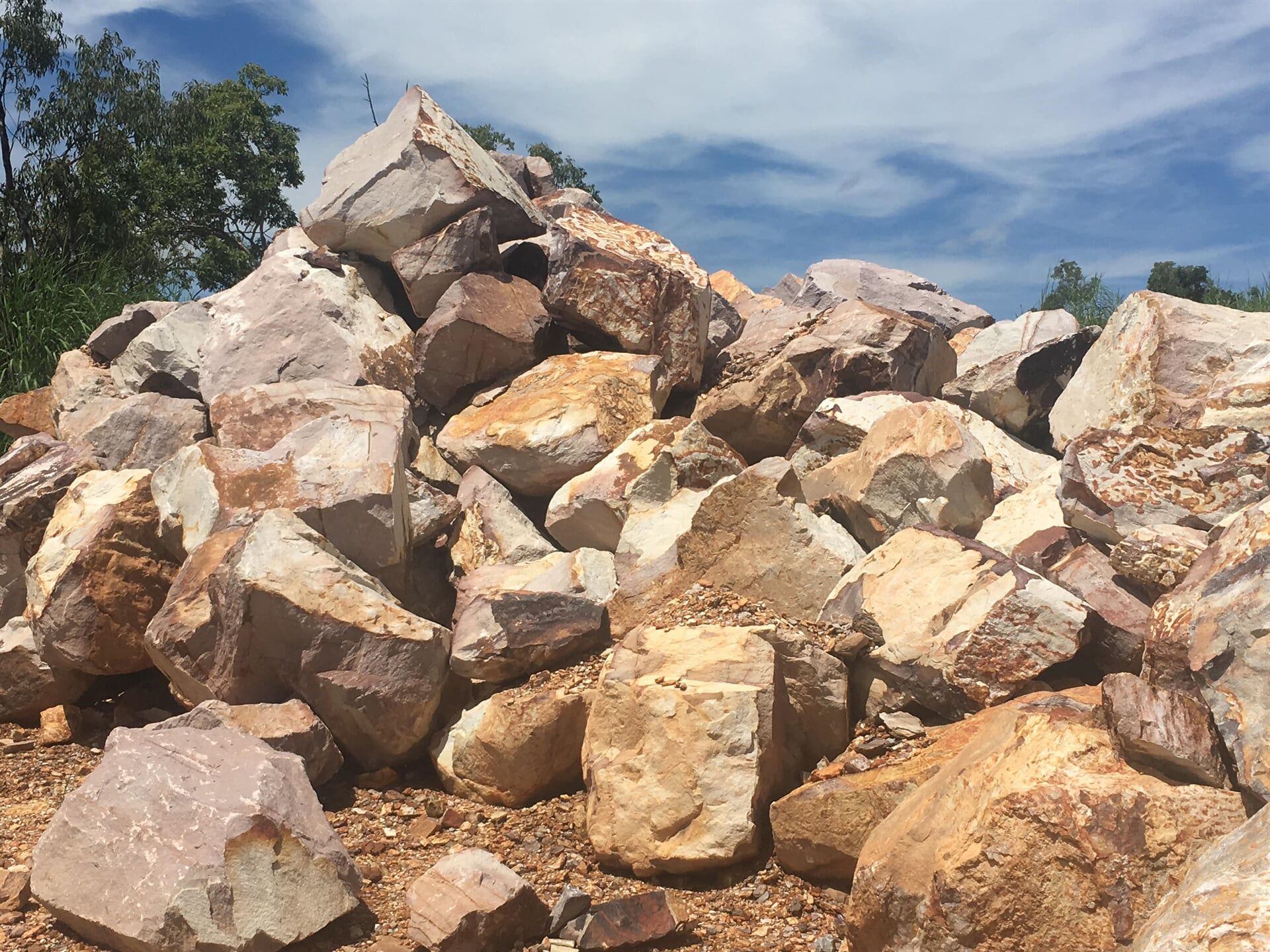 Stones — Lavercombe Quarries In Virginia, NT