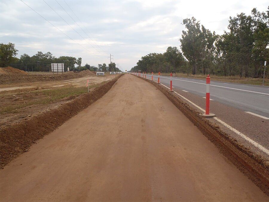 Road Under Construction — Lavercombe Quarries In Virginia, NT
