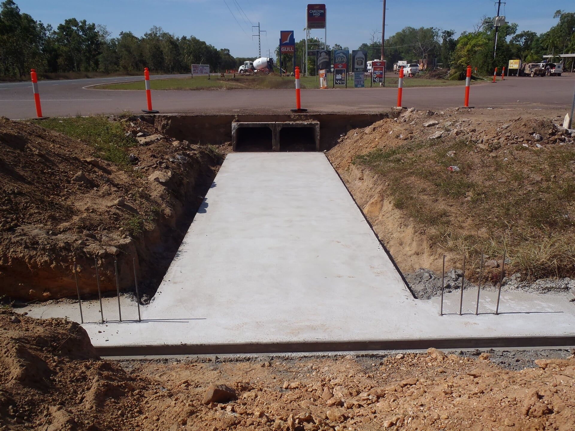 Cemented Drainage Ditch — Lavercombe Quarries In Virginia, NT