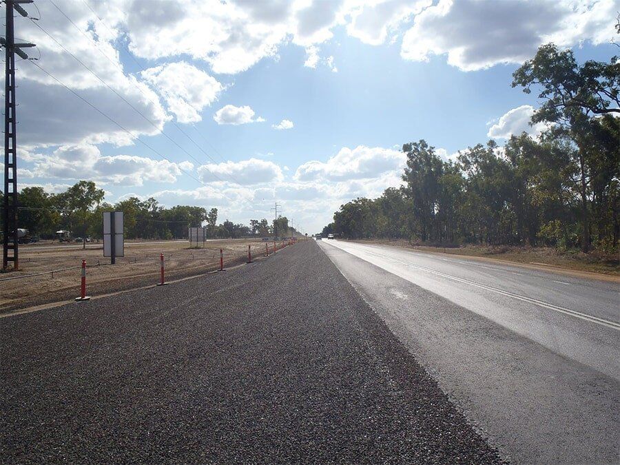 View Of A Finished Highway Project — Lavercombe Quarries In Virginia, NT