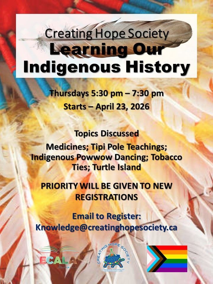 Learning Our Indigenous History Poster - April 23