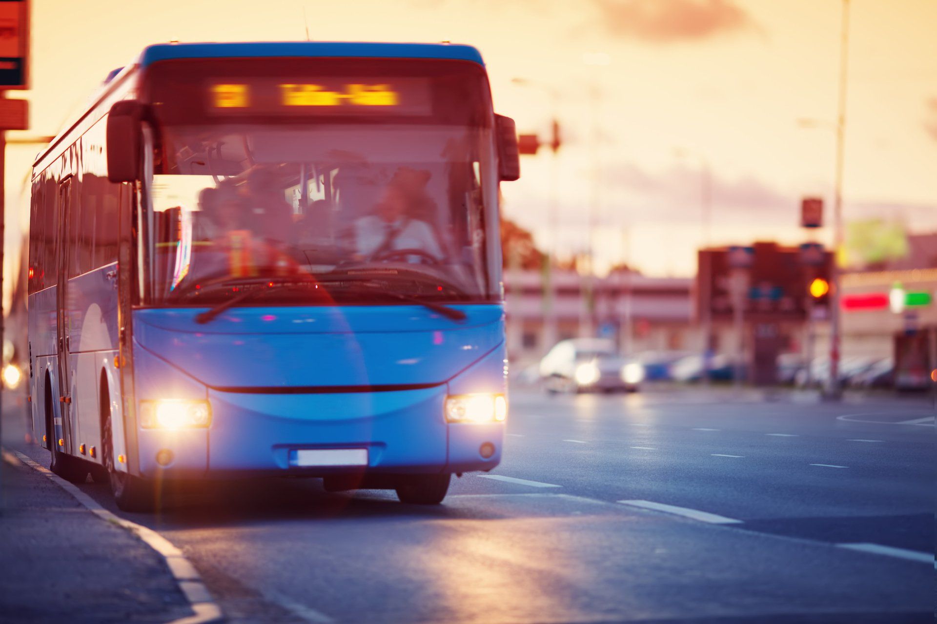 Bus on Road