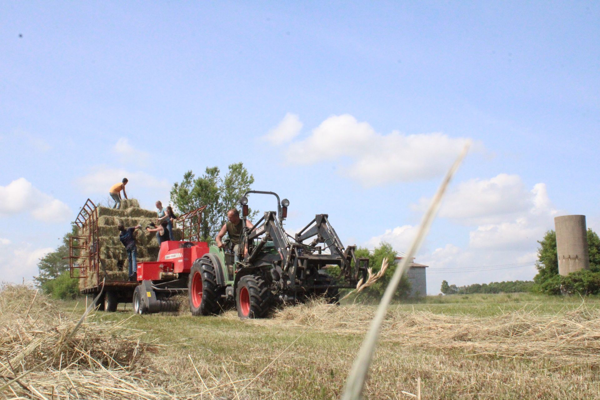 Small Square Baling 