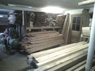 Planks of wood on shelves - Fine Woodworking in Hillsborough, NJ
