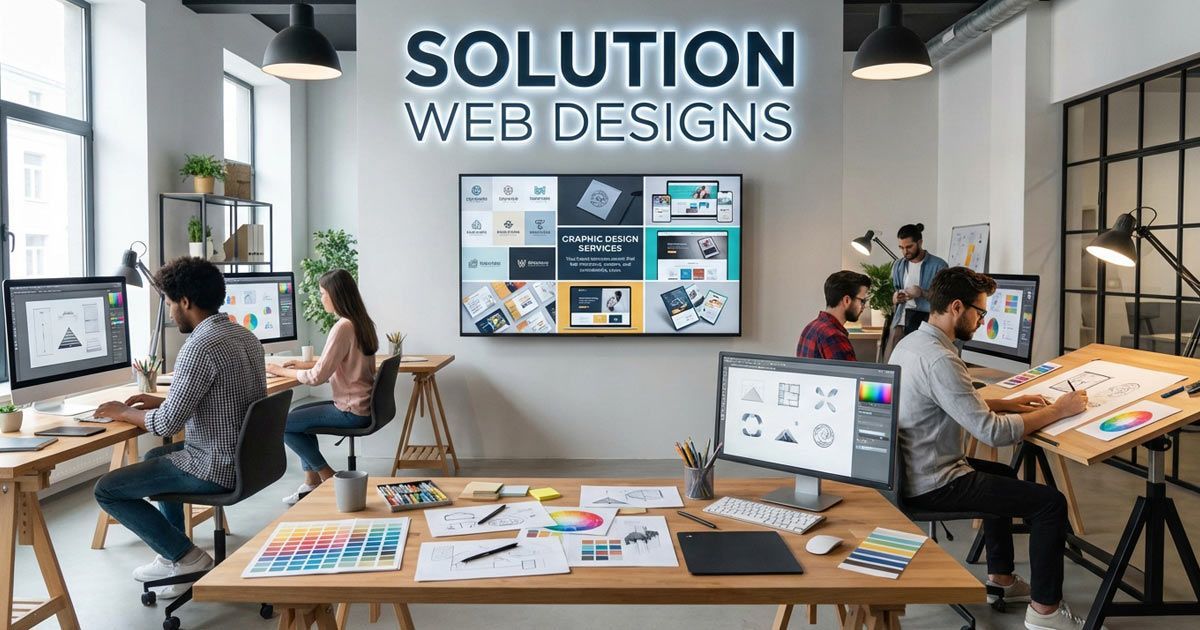Web Graphic Artists providing Graphic Design Services at Solution Web Designs