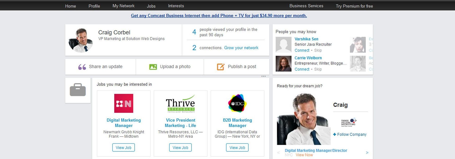 LinkedIn Marketing Agency - Solution Web Designs