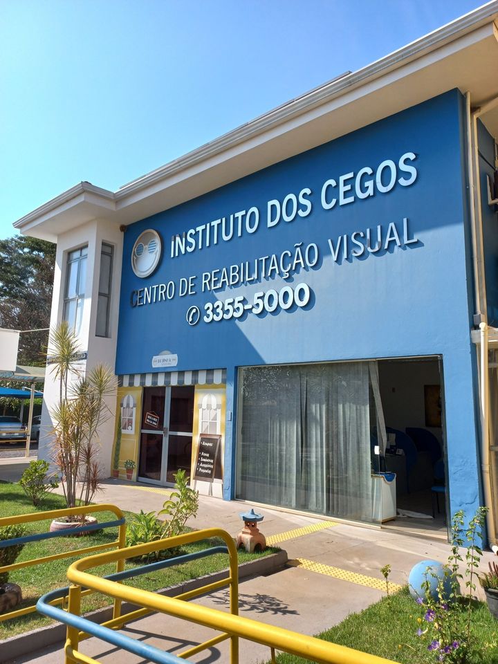 Fachada do centro de reabilitação visual Instituto dos Cegos