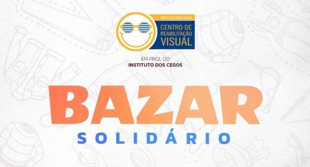A palavra bazar está em um fundo branco
