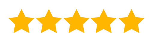 Five gold stars on a dark blue background.