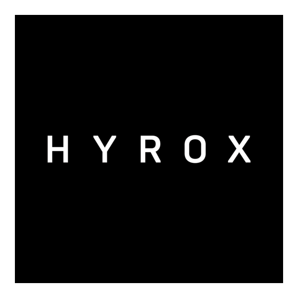HYROX logo in white text on a black background