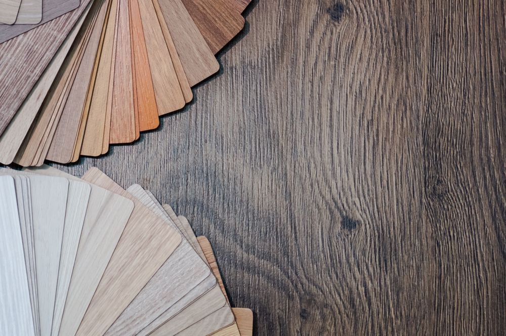 Wooden Flooring Swatches Fanned Out — Atherton Decor Centre In Yungaburra, QLD