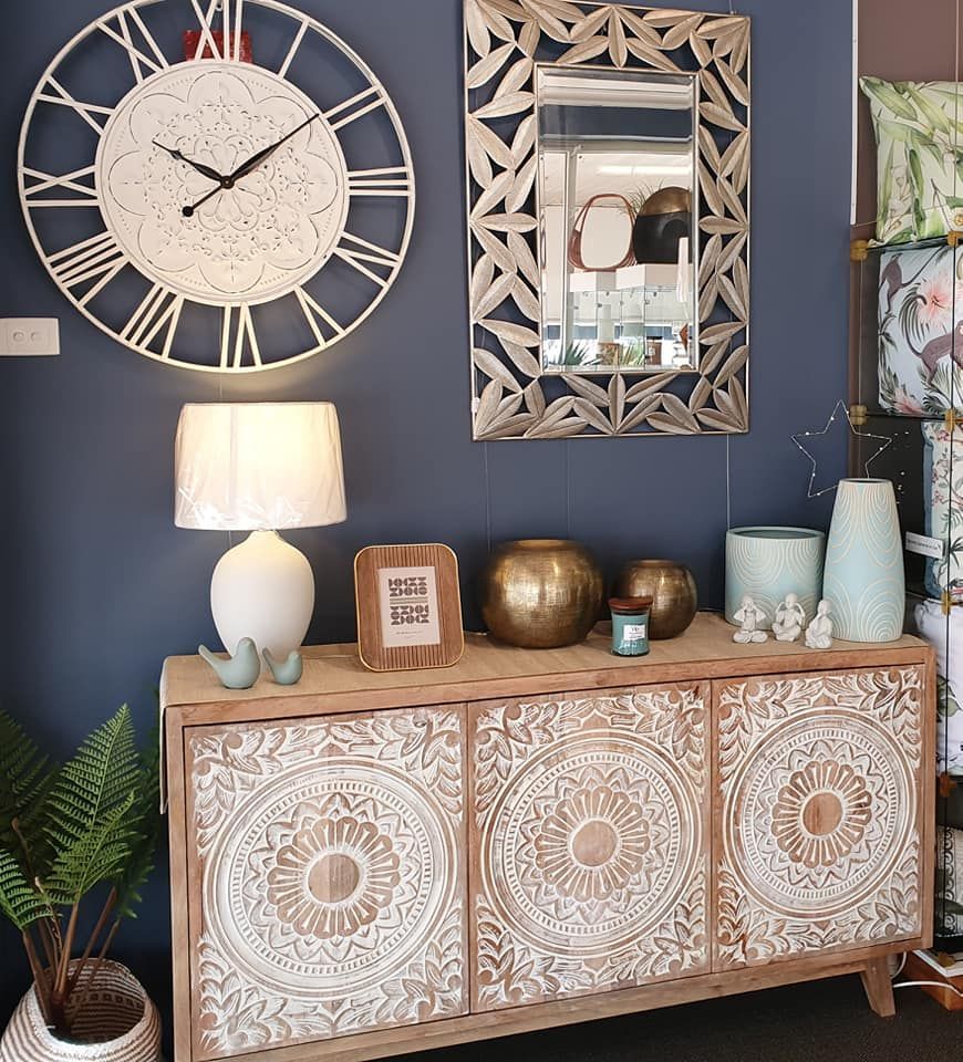 A Room With a Clock and a Mirror on the Wall — Atherton Decor Centre In Atherton, QLD